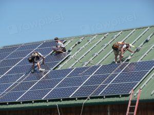 105 solar panels are installed